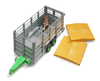 livestock trailer with 1 cow 3