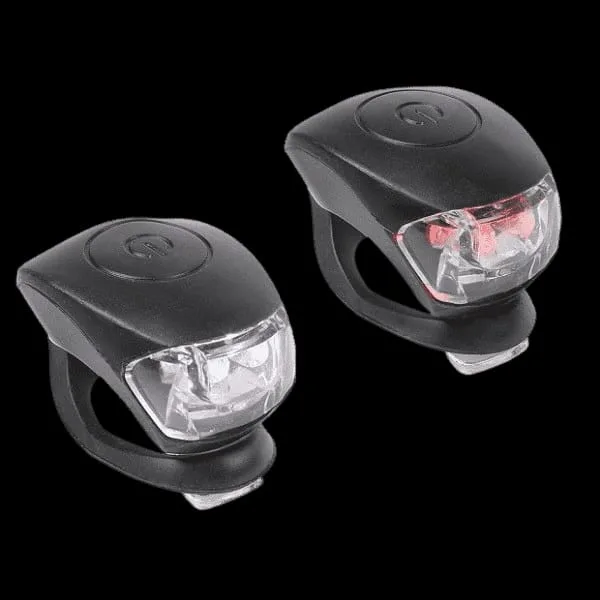 m wave cobra led set black