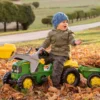 Rolly John Deere Kid Pedal Tractor with Loader & Trailer 5 m023110