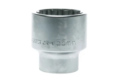 Teng Tools 1" Drive 12 Point Regular Metric Sockets (Sold Separately) - 55mm