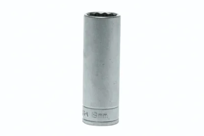 10-36mm Teng Tools 1/2'' Drive, Deep, 12 Point Sockets - 19mm