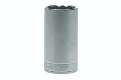 10-36mm Teng Tools 1/2'' Drive, Deep, 12 Point Sockets - 32mm