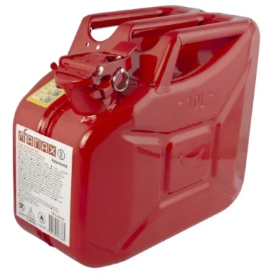 Mcanax 10 Litre Jerry Can Red with Pin