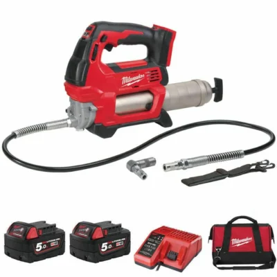 Milwaukee M18 Cordless Grease Gun Kit (2x5Ah)