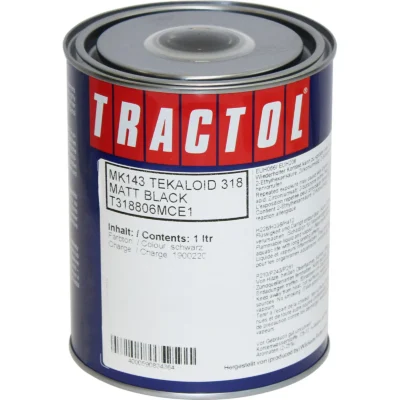Tractol Paint 1L Black Semi-Matt