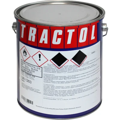 Tractol Paint 5L MF Dull Black/ Chassis Black