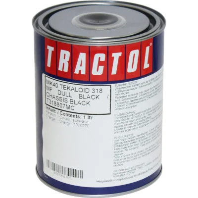 Tractol Paint 1L Dull Black