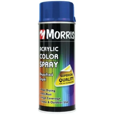 Morris Acrylic Spray Paint Traffic Blue 400ml
