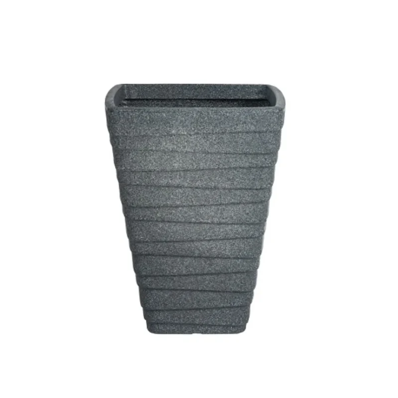 moy tall square trojan ash planter 40cm 52cm