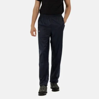 Regatta Men's Pack-It Waterproof Overtrousers Navy