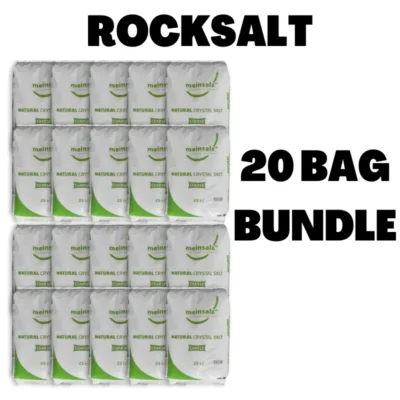 Meinsalz Rock Salt 25kg Bag 20 Bag Bundle