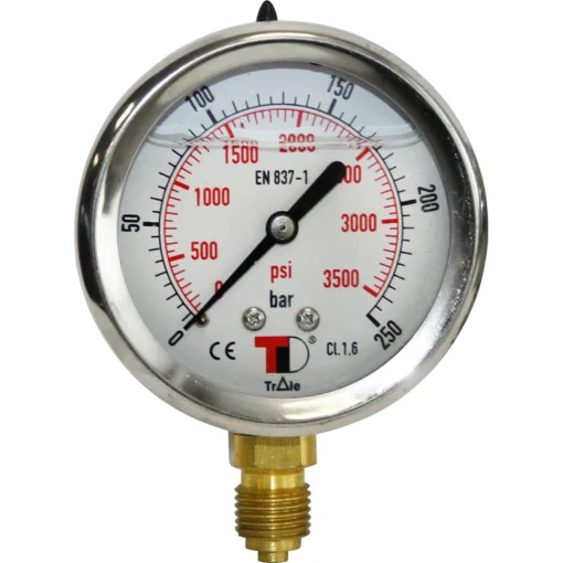 pressure guage 63mm 0 250 bar