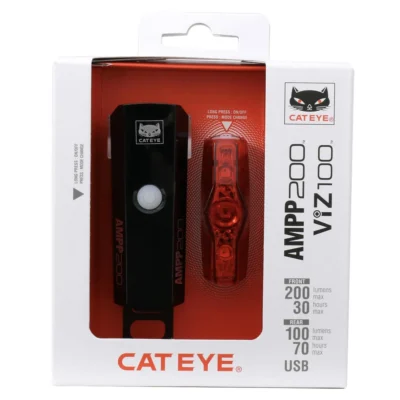 CatEye Ampp 200 / Viz 100 Bike Light Set