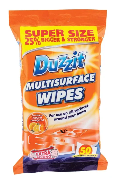 Duzzit Multi Surface Wipes 50 Pack
