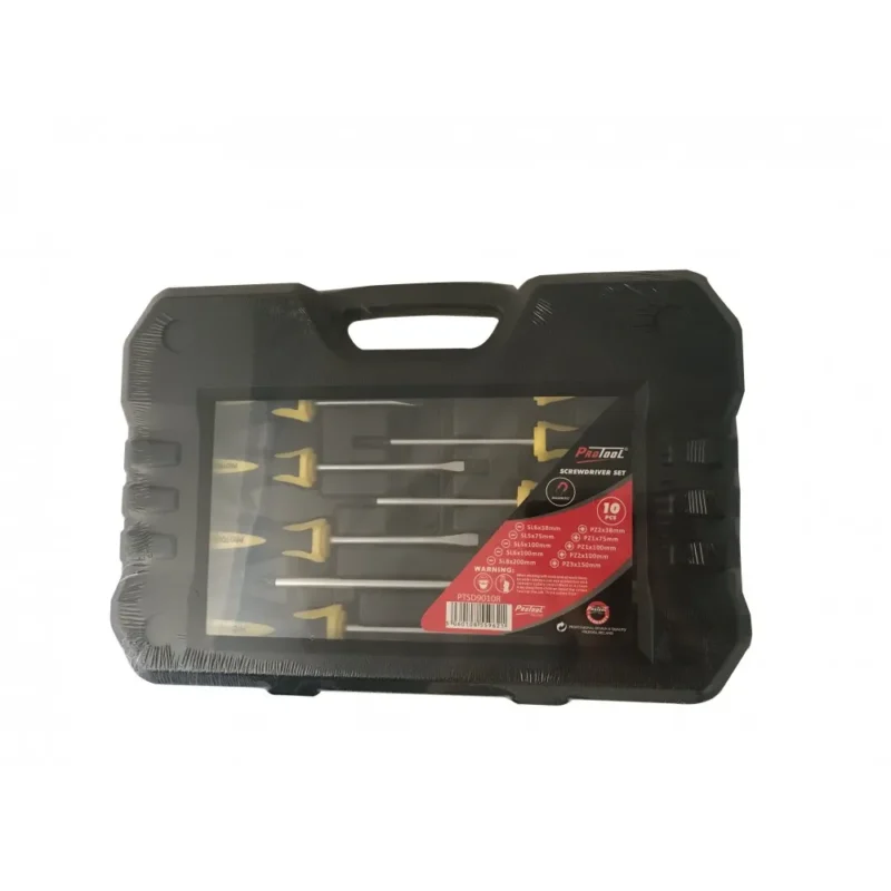 protool screwdriver set in 10 pieces