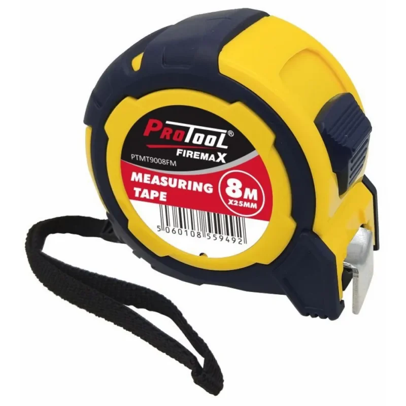 ptmt9008fm protool 8m x 25mm measuring tape firemax series