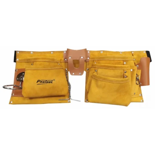 pttp535 protool deluxe leather double tool pouch