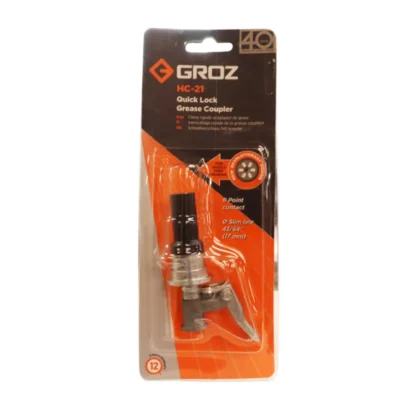 GROZ Quick Lock Grease Coupler