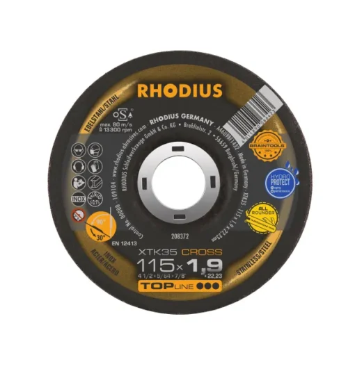 rhodius xtk35 cross cutting disc