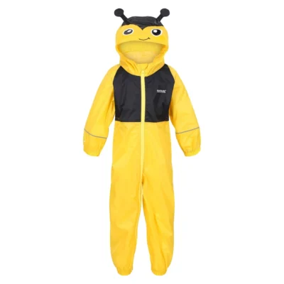 Regatta Kids' Breathable Waterproof Puddle Suit Maize Yellow Bee