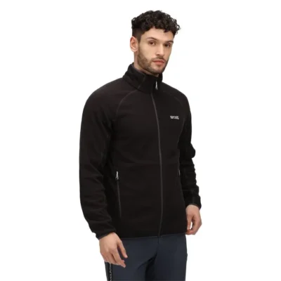 Regatta Men's Hadfield Full Zip Fleece Black