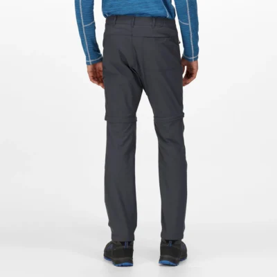 Alternative view of Men's Highton Zip Off Walking Trousers - India Grey