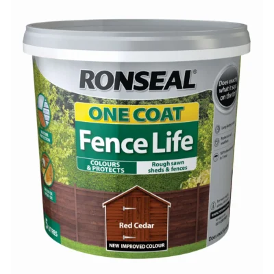 Ronseal Fence Life 5 Litres 15 ronseal one coat fence life red cedar 5l