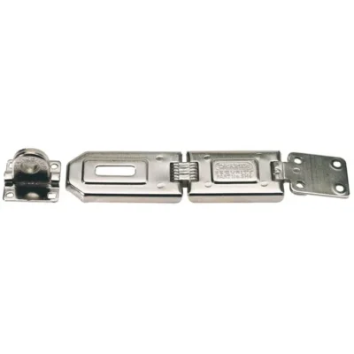 Draper 160 Mm Heavy Duty Single Hinge Steel Hasp and Staple with Fi X Ings
