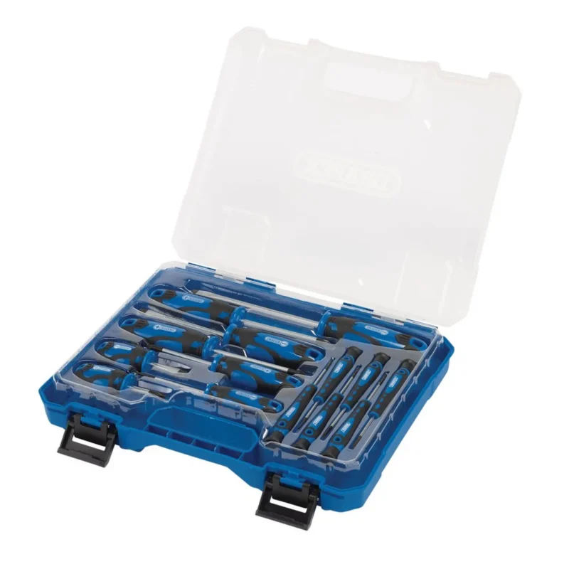 screwdriver set with case blue 14 piece 2