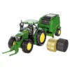 siku 3838 john deere tractor and round baler 132
