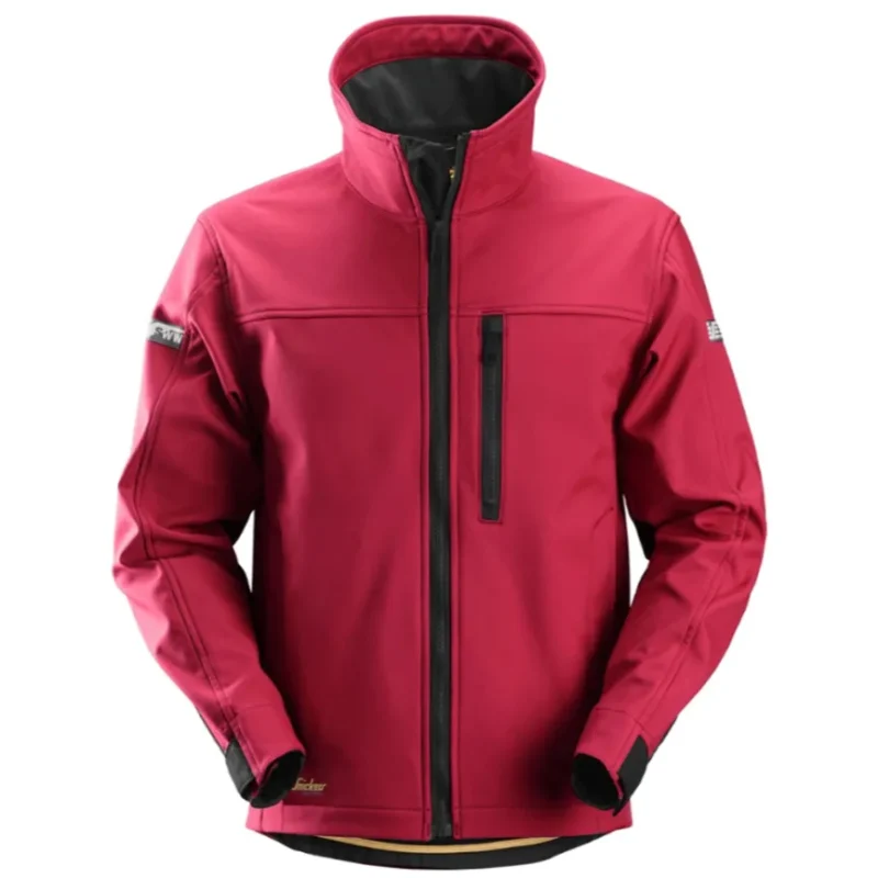 snickers 1200 allroundwork softshell jacket red