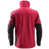 snickers 1200 allroundwork softshell red jacket