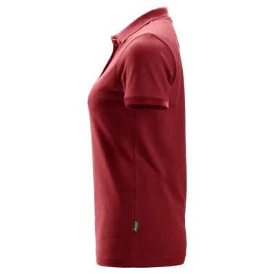 snickers 2702 womens polo shirt chili red