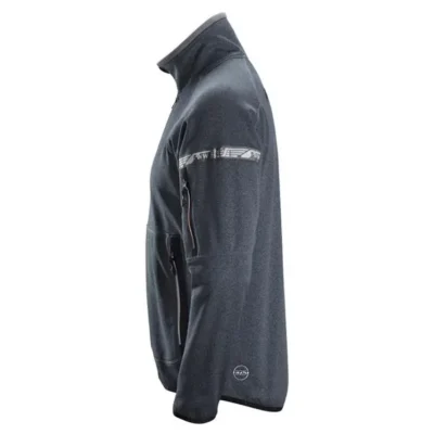 snickers 8004 allroundwork grey fleece jacket