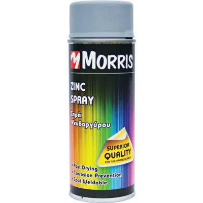 Morris Hammer Finish Spray Paint Grey 400 ml