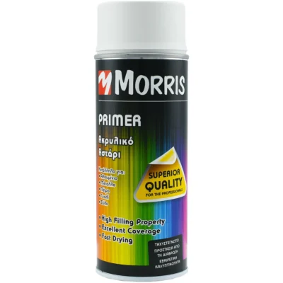 Morris White Acrylic Primer Spray 400ml