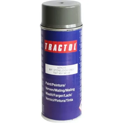 Tractol Paint 400ml Spray Can Stoneleigh Grey