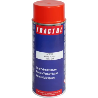 Tractol Paint 400Ml Spray Can  Abbey Orange