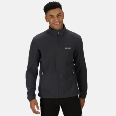 Regatta Men's Stanner Full Zip Lightweight Grid Fleece Seal Grey
