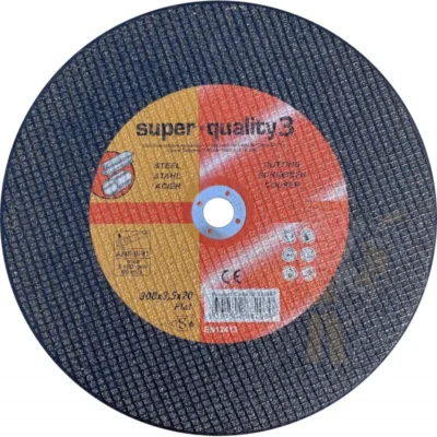 Super Quality 3 Steel Flat Cutting Disc 12" (300mm X 3.5mm X 20mm)