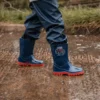 Swampmaster Junior Tractor Wellington Wellies Boot Navy/Red 7 swampmaster tractor wellington wellies navy child boot