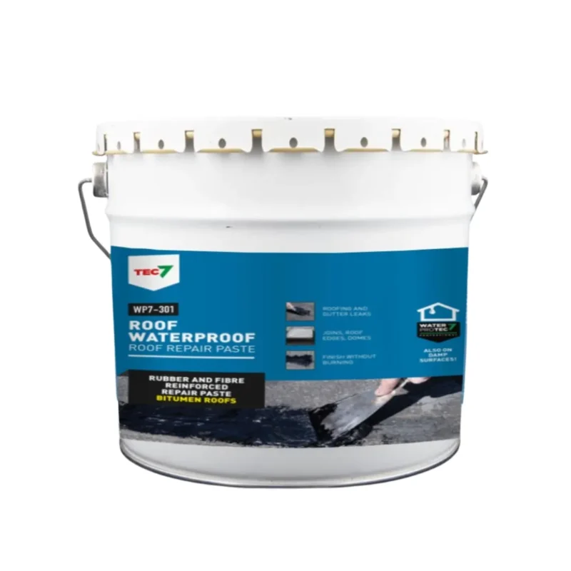 tec7 wp7 301 roof waterproof repair paste 8.7 litre