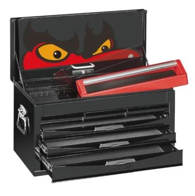 Teng Tools 26" Pro Top Box 6 Black Drawers