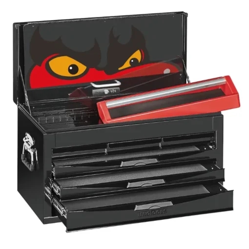 teng tools 26inch pro top box 6 drawers black