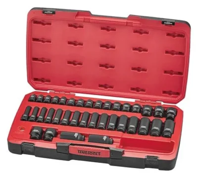 TengTools 40PC 1/2" Impact Sockets