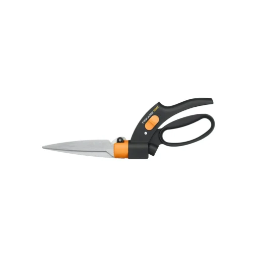 the fiskars servo system grass shear gs42 is ideal for trimming lawn edges and hedges