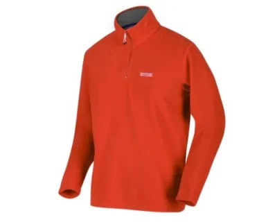 Regatta Men's Thompson Lightweight Half Zip Fleece Burnt Salmon