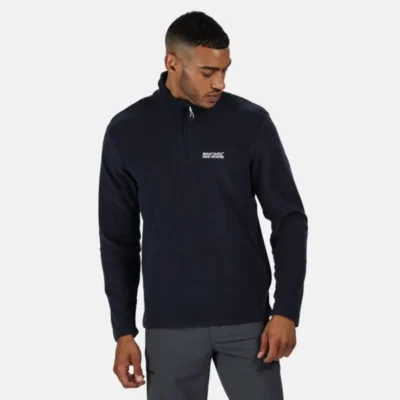 Regatta Men's Thompson Lightweight Half Zip Fleece Navy