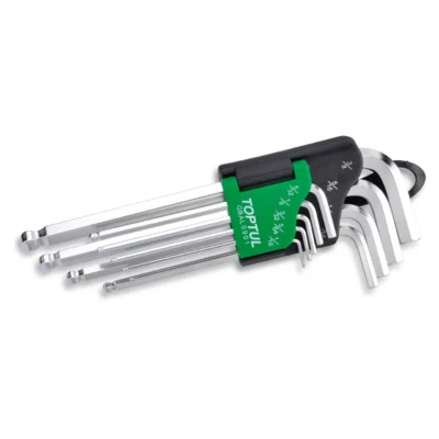 Toptul Long Type Ball Point Hex Key Wrench Set 9pcs GBAL0901