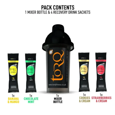 TORQ Recovery Mixer Bottle Sampler Pack